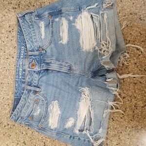 American Eagle distressed shorts